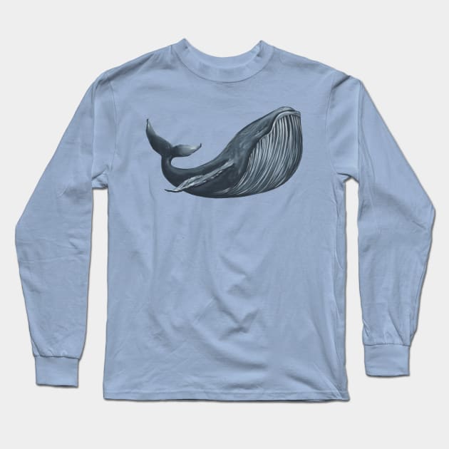 Whale Long Sleeve T-Shirt by Anilia